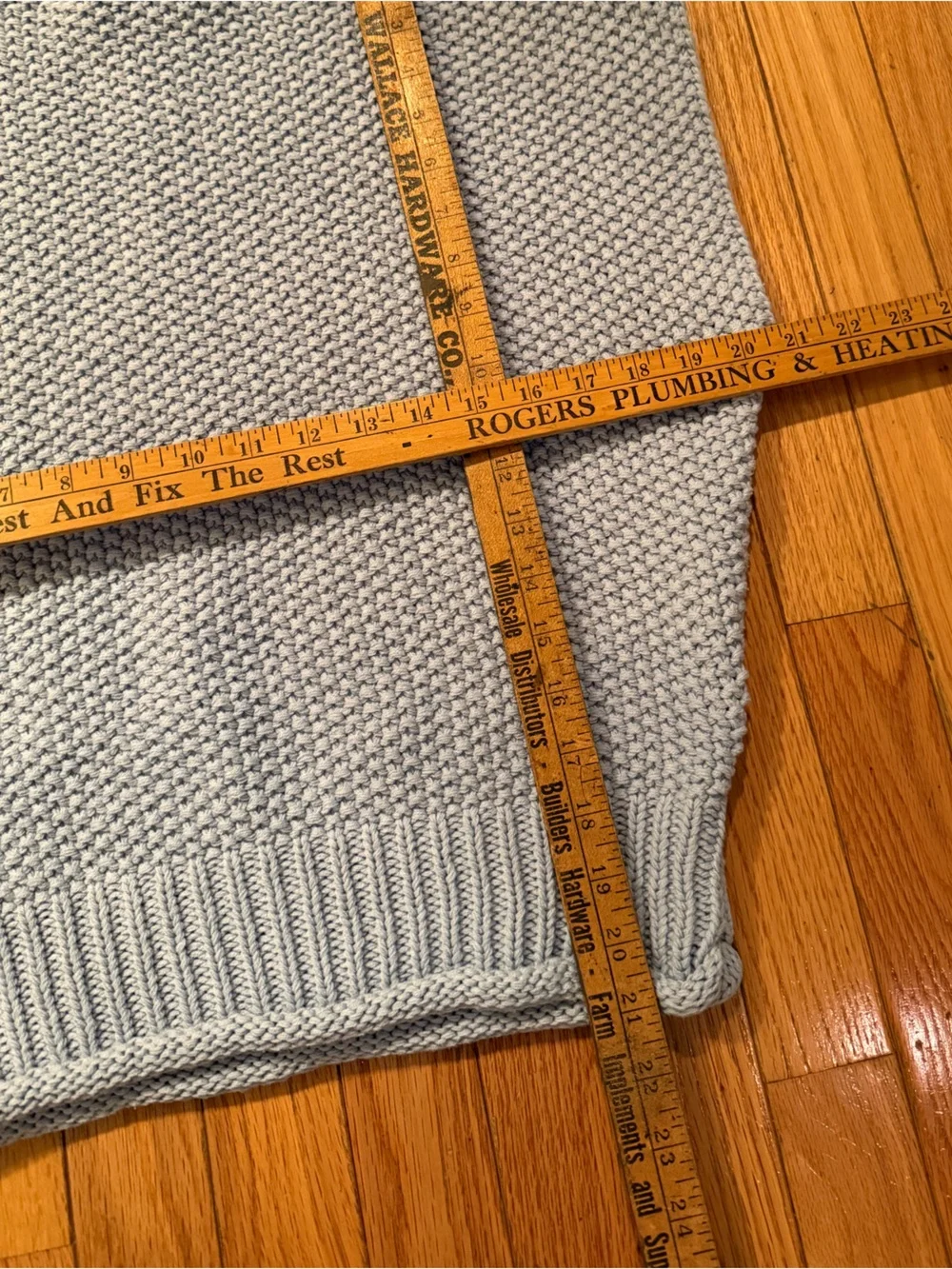 Light Blue Knit Turtleneck Summer Sweater - Women's Cowl & Turtleneck